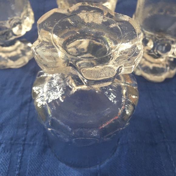 Vintage Tiffin Franciscan clear drink goblets set of 4. - Picture 4 of 4